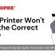 My Printer Won't Do the Correct Size