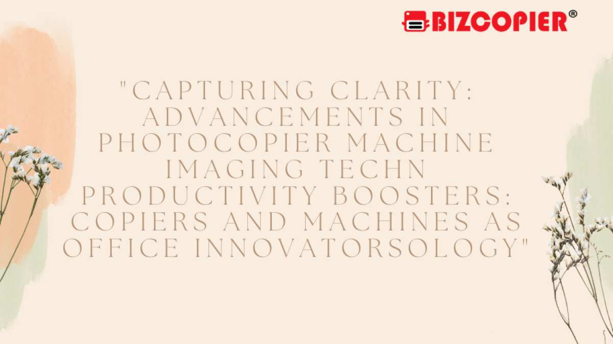 Productivity Boosters: Copiers and Machines as Office Innovators