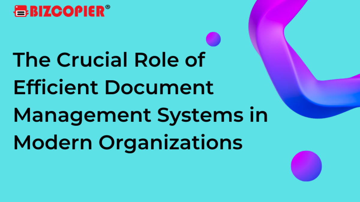 The Crucial Role of Efficient Document Management Systems in Modern Organizations